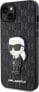 Karl Lagerfeld Etui Karl Lagerfeld KLHCP14MSAKHPKK Apple iPhone 14 Plus czarny/black Saffiano Monogram Ikonik