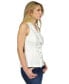 ფოტო #5 პროდუქტის Women's Linen Sleeveless Button-Front Top