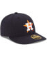 Фото #3 товара Men's Navy Houston Astros Home Authentic Collection On-Field Low Profile 59FIFTY Fitted Hat
