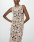 ფოტო #2 პროდუქტის Women's 100% Cotton Crochet Dress