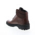 Bruno Magli Val VAL2 Mens Brown Leather Lace Up Casual Dress Boots
