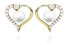Romantic Gold Plated Cubic Zirconia Earrings SC518