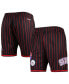 Men's Black Philadelphia 76ers City Collection Heritage Mesh Shorts