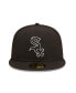 Фото #3 товара Men's Chicago White Sox Black on Black Dub 59FIFTY Fitted Hat