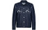 Фото #2 товара EVISU 海鸥刺绣牛仔外套 男款 深蓝色 / Куртка джинсовая EVISU Trendy 1EAGNM9DJ158XX