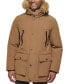 ფოტო #5 პროდუქტის Men's Parka with a Faux Fur-Hood Jacket, Created for Macy's