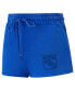 Фото #1 товара Women's Blue New York Rangers Volley Fleece Shorts