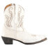 Ferrini Molly Snip Toe Cowboy Womens White Casual Boots 6231119 6.5 - фото #1