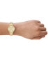 Women's Anita Lille Three Hand Gold-Tone Stainless Steel Watch 30mm
