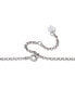 ფოტო #3 პროდუქტის Mother-of-Pearl & Lab-Created White Sapphire (5/8 ct. t.w.) Bar Pendant Necklace in Sterling Silver, 16" + 2" extender (Also in Onyx)