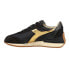 Фото #3 товара Diadora Equipe Mad Italia Luna Lace Up Womens Black, Gold Sneakers Casual Shoes