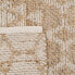 Carpet White Natural 60 % Cotton Jute 160 x 230 cm