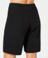 Island Escape Women's Board Shorts Swimwear Black, Size 6