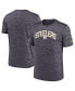 Фото #1 товара Men's Black Pittsburgh Steelers Sideline Velocity Athletic Stack Performance T-shirt