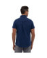 ფოტო #3 პროდუქტის Men's Bowdon Short Sleeve Oxford Shirt