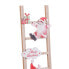 Фото #3 товара Новогоднее украшение Разноцветный Деревянный лестница Дед Мороз 12 x 1,8 x 42 cm