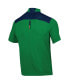 ფოტო #3 პროდუქტის Men's Green Notre Dame Fighting Irish Motivate Half-Zip Jacket