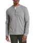 Фото #1 товара Vince Pique Henley Men's Grey S