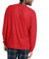 Фото #2 товара Men's Waffle Long-Sleeve Sleep T-shirt