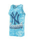 Фото #3 товара Men's '47 Blue New York Yankees Big Leaguer Tubular Tie-Dye Tank Top