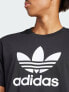 adidas Adicolor Trefoil T-Shirt in Black