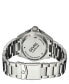 ფოტო #3 პროდუქტის Men's Wall Street Swiss Automatic Silver-Tone Stainless Steel Bracelet Watch 43mm