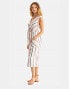 Tavik 257075 Women's Striped Midi Dress Swim Cover-Up Striped Size Medium