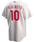 Фото #2 товара Men's JT Realmuto White Philadelphia Phillies Home Replica Player Name Jersey