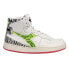 Diadora Mi Basket H Animalier High Top Womens White Sneakers Casual Shoes 17580