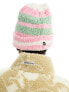 Aape By A Bathing Ape stipe beanie in pink