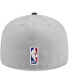 Фото #3 товара Men's Gray, Navy Indiana Pacers Tip-Off Two-Tone 59FIFTY Fitted Hat