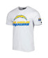 Фото #3 товара Men's White Los Angeles Chargers Mash Up T-shirt