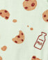 Baby 7-Pack Milk & Cookies Short-Sleeve Bodysuits 24M