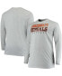 Фото #1 товара Men's Big and Tall Heathered Gray Cincinnati Bengals Practice Long Sleeve T-shirt