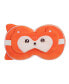 Фото #1 товара Kids 2-in-1 Travel Pillow and Eye Mask Animal Plush Soft Eye Mask Blindfold for Sleeping, Nights and Travel