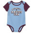 Фото #2 товара MLS Colorado Rapids Infant Girls' 3pk Bodysuit - 6-9M