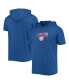 Фото #1 товара Men's Heathered Royal Chicago Cubs Hoodie T-shirt