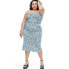 Фото #5 товара Women's A-Line Sea Twig Blue Skirt - DVF