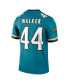 Men's Travon Walker Teal Jacksonville Jaguars Prowler Throwback Legend Jersey