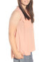 Фото #3 товара Топ без рукавов женский Alfani блузка с карманами на кнопке персиково-пряный 6