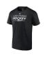 Фото #2 товара Men's Black Tampa Bay Lightning Alternate Wordmark T-shirt