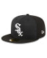 Фото #1 товара Men's Black Chicago White Sox Quilt 59FIFTY Fitted Hat