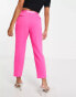 Фото #2 товара ASOS DESIGN Petite tux cigarette trouser in bright pink