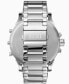 ფოტო #5 პროდუქტის Men's Mr. Daddy 2.0 Chronograph Silver-Tone Stainless Steel Watch 57mm