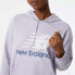 Фото #5 товара NEW BALANCE Essentials Stacked Logo Oversized hoodie