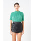 ფოტო #3 პროდუქტის Women's Short Sleeve Sweater