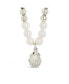 Фото #2 товара Sterling Forever silver-Tone or Gold-Tone Cultured Pearl And Shell Pendant Marjorie Necklace