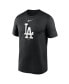 Фото #3 товара Men's Black Los Angeles Dodgers New Legend Logo T-shirt