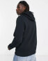 New Balance small logo hoodie in black