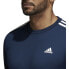 Фото #3 товара Adidas Men's Training Essentials 3-Stripes Crew Collegiate Navy BQ9644